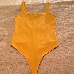 Abercrombie & Fitch Mustard Bodysuit